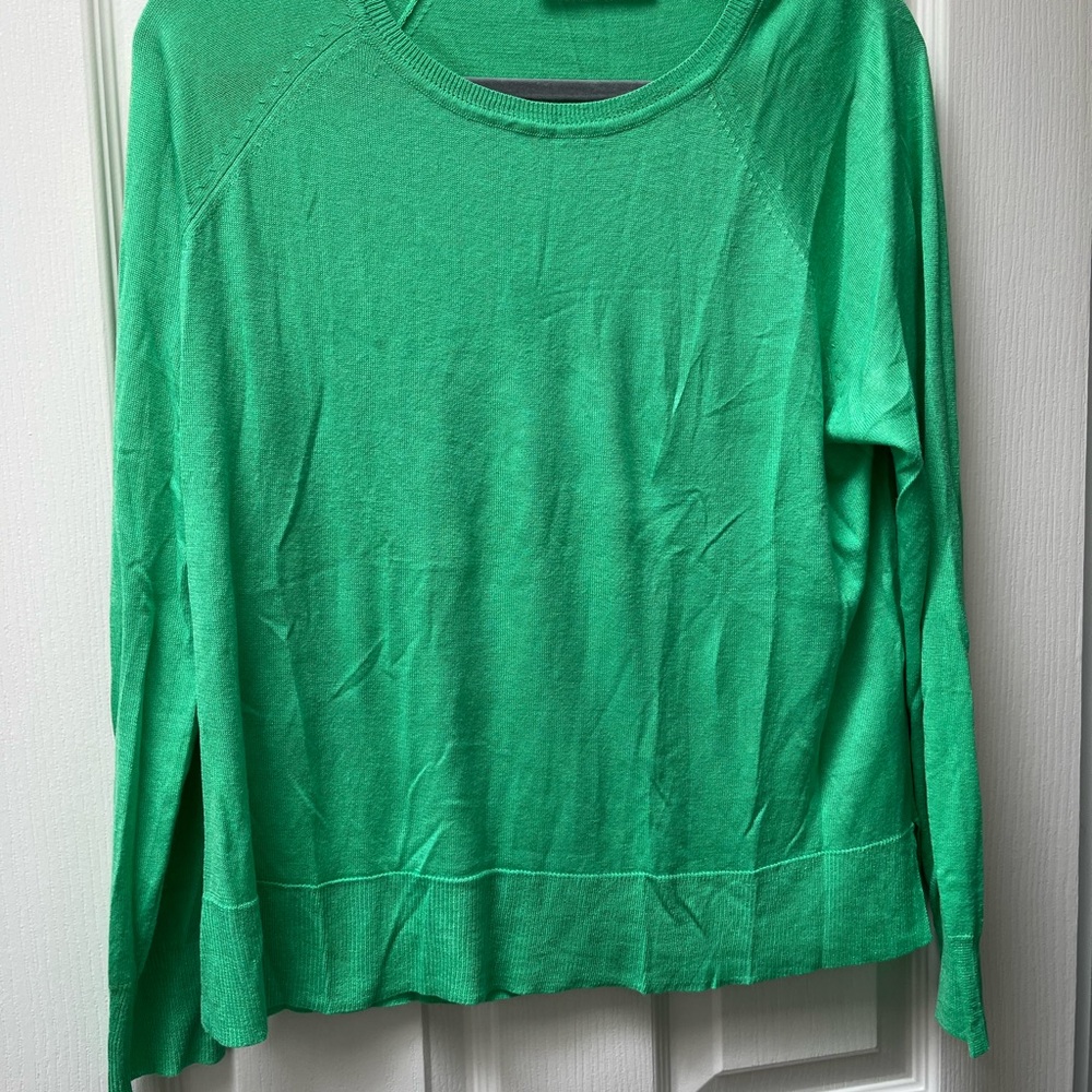 Zara Green Boxy Sweatshirt